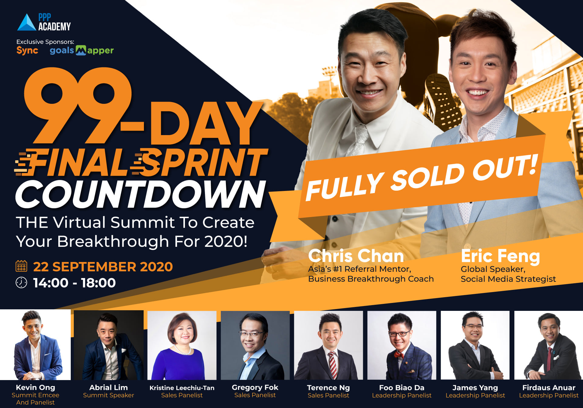 99-Day Final Sprint countdown webinar branding